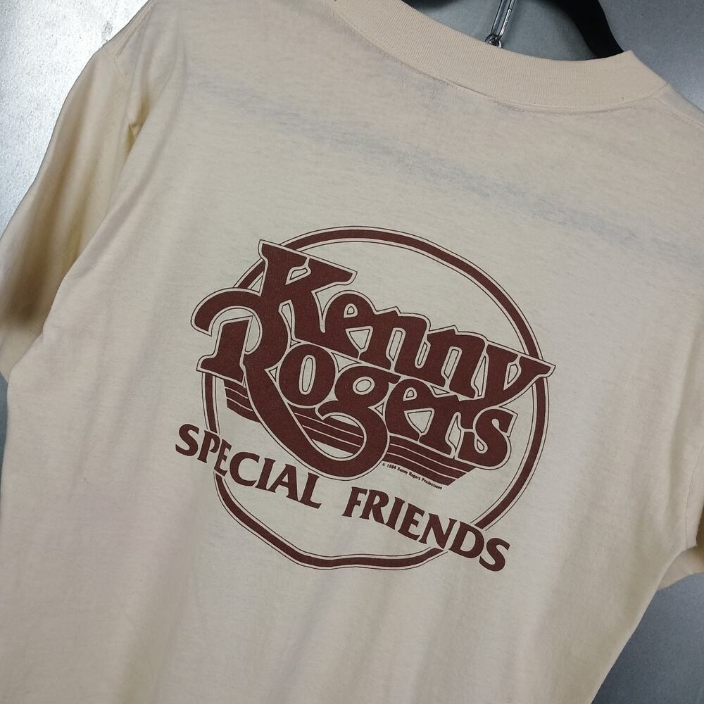 Kenny Rogers Special Friends Vintage 80s Country Western Music Band Shirt Small